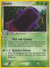 Swalot 011  - Reverse Holofoil Crystal Guardians - Holo Rare
