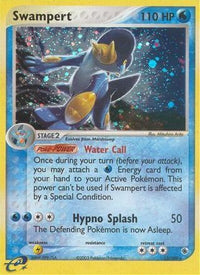 Swampert - 13/109/109  - Holofoil Ruby and Sapphire - Holo Rare