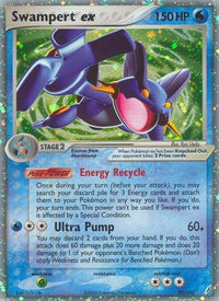 Swampert ex/100  - Holofoil Crystal Guardians - Ultra Rare