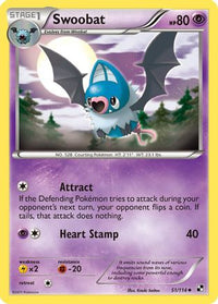 Swoobat  Black and White - Uncommon