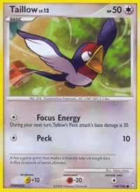 Taillow  Legends Awakened - Common