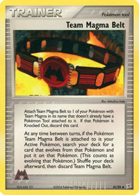 Team Magma Belt  Team Magma vs Team Aqua - Uncommon
