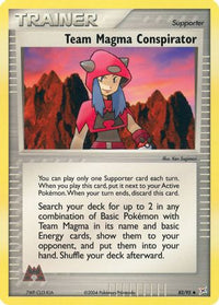 Team Magma Conspirator/95  Team Magma vs Team Aqua - Uncommon