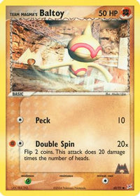 Team Magma's Baltoy - 60/95/95  Team Magma vs Team Aqua - Common