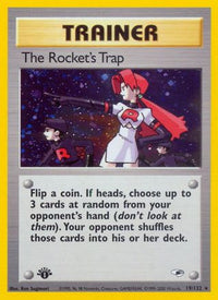 The Rocket's Trap (019/132) [Gym Heroes] Unlimited Holofoil - Holo Rare