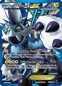 Thundurus EX (Team Plasma) (110 Full Art)  - Holofoil Plasma Freeze - Ultra Rare