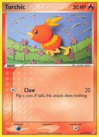 Torchic 065/100  - Reverse Holofoil Crystal Guardians - Common