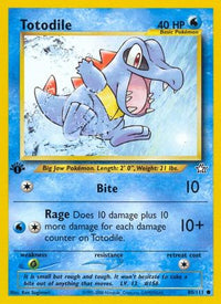 Totodile (80) (80) 080  - Unlimited Neo Genesis - Common