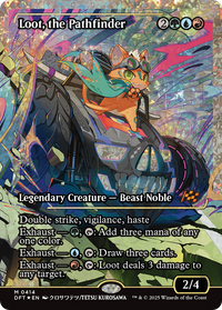 Loot, the Pathfinder - : (Showcase) Foil (DFT-414) - Aetherdrift