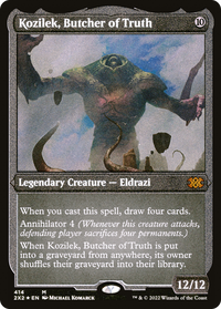 Kozilek, Butcher of Truth (Foil Etched) -  Foil (2X2-414) - Double Masters 2022