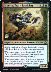 Muerra, Trash Tactician [Bloomburrow Prerelease Promos]