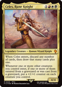 Celes, Rune Knight (Surge Foil) -  Foil (FIC-220) - Commander: FINAL FANTASY