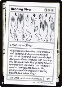Banding Sliver [Mystery Booster Playtest Cards]