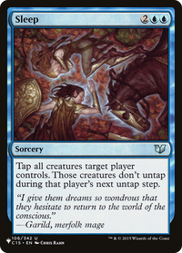 Sleep [The List]