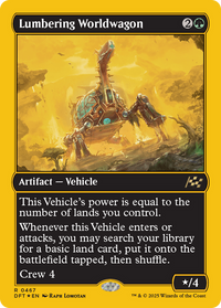Lumbering Worldwagon -  Foil (DFT-467) - Aetherdrift