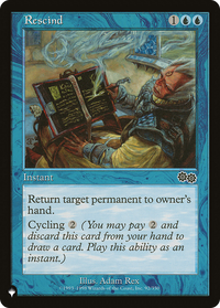 Rescind [The List]
