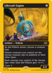 Lifecraft Engine -  Foil (DFT-497) - Aetherdrift