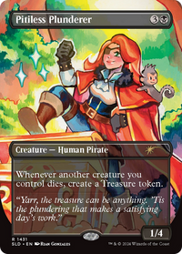 Pitiless Plunderer (SLD-1431) - Secret Lair Drop (Borderless) Foil