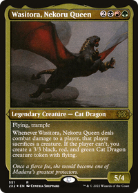 Wasitora, Nekoru Queen (Foil Etched) -  Foil (2X2-551) - Double Masters 2022