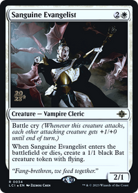 Sanguine Evangelist [The Lost Caverns of Ixalan Prerelease Cards]