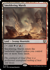 Smoldering Marsh -  Foil (M3C-379) - Modern Horizons 3 Commander