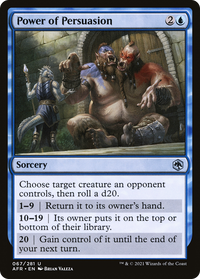 Power of Persuasion [Dungeons & Dragons: Adventures in the Forgotten Realms]