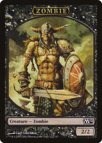 Zombie Token [Magic 2012 Tokens]