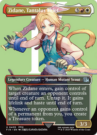 Zidane, Tantalus Thief -  (Borderless) Foil (FIN-405) - FINAL FANTASY