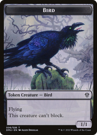 Bird -  Foil (DMU-006) - Dominaria United Tokens