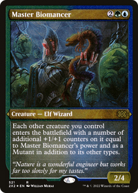 Master Biomancer (Foil Etched) -  Foil (2X2-521) - Double Masters 2022