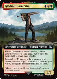 Gladiolus Amicitia - : (Extended Art) Foil (FIN-489) - FINAL FANTASY