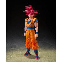 Dragon Ball Figure: Tamashii Nations S.H. Figuarts- Super Saiyan God Son Goku (God Aura)