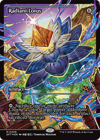 Radiant Lotus - : (Showcase) Foil (DFT-406) - Aetherdrift