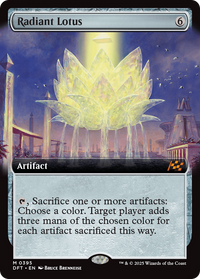Radiant Lotus - : (Extended Art) (DFT-395) - Aetherdrift