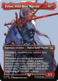 Firion, Wild Rose Warrior -  (Borderless) Foil (FIN-386) - FINAL FANTASY
