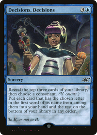 Decisions, Decisions (Galaxy Foil) [Unfinity]