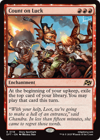 Count on Luck - : (enchantment) (DFT-118) - Aetherdrift
