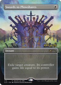 Swords to Plowshares (Serial Numbered) [Secret Lair Drop Series]