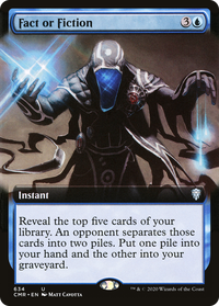Fact or Fiction (Extended Art) [Commander Legends]