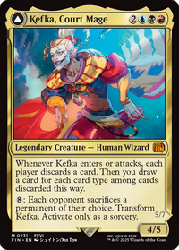 Kefka, Court Mage -  Foil (FIN-231) - FINAL FANTASY