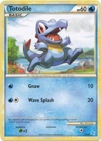 Totodile (#14)  HGSS Trainer Kit Gyarados & Raichu - Common