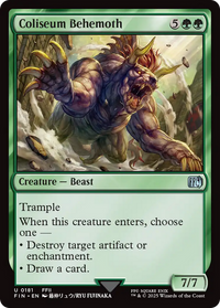 Coliseum Behemoth -  Foil (FIN-181) - FINAL FANTASY