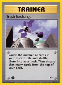 Trash Exchange (126/132) [Gym Heroes] 1st Edition - Common