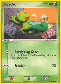 Treecko 067  - Reverse Holofoil Crystal Guardians - Common