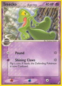 Treecko (Delta Species) 068  Crystal Guardians - Common