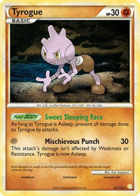 Tyrogue  HeartGold SoulSilver - Rare