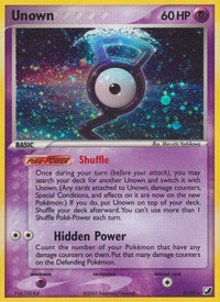 Unown (G)  - Holofoil Unseen Forces - Holo Rare