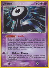 Unown (L)  - Holofoil Unseen Forces - Holo Rare