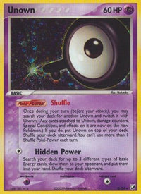 Unown (Q)  - Holofoil Unseen Forces - Holo Rare