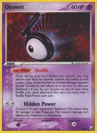 Unown (T)  - Holofoil Unseen Forces - Holo Rare